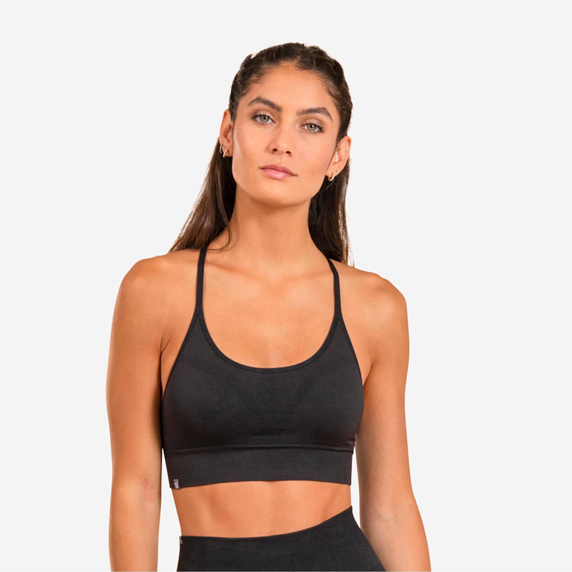 KIMJALY - Sport-BH PREMIUM SEAMLESS, für Damen, Charcoal Black, Größe XL von KIMJALY