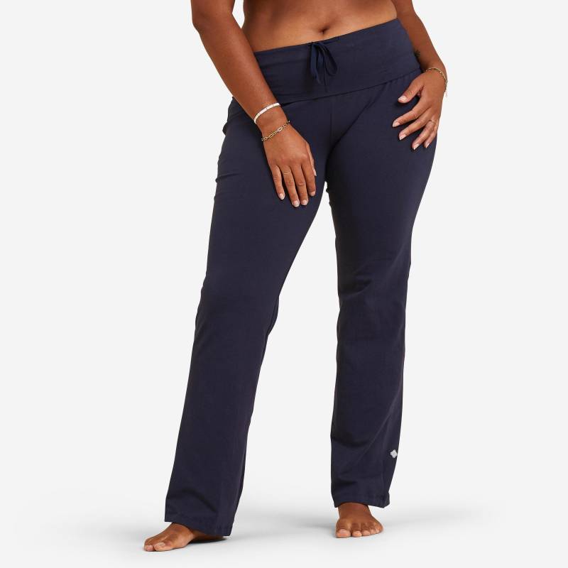 Sporthose - Soft Damen Blau Bedruckt 3XL von KIMJALY