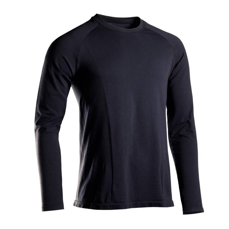 Langarmshirt - Soft Herren Schwarz Leicht XS von KIMJALY