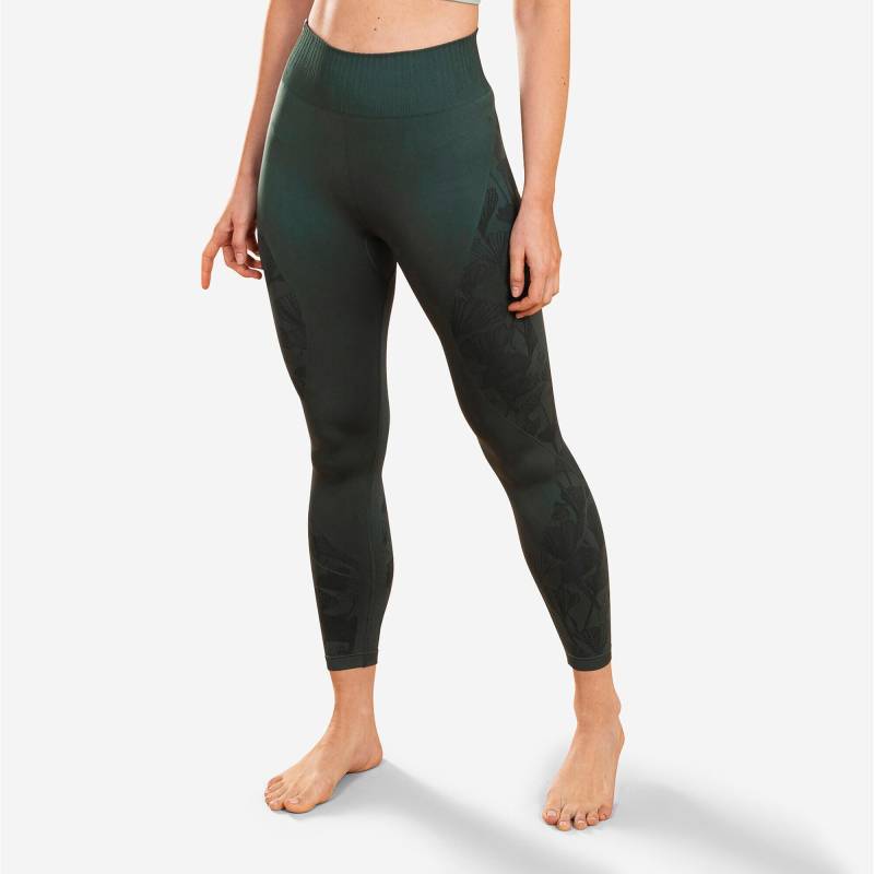 Leggings - Seamless 7/8 Damen Ocker XS von KIMJALY