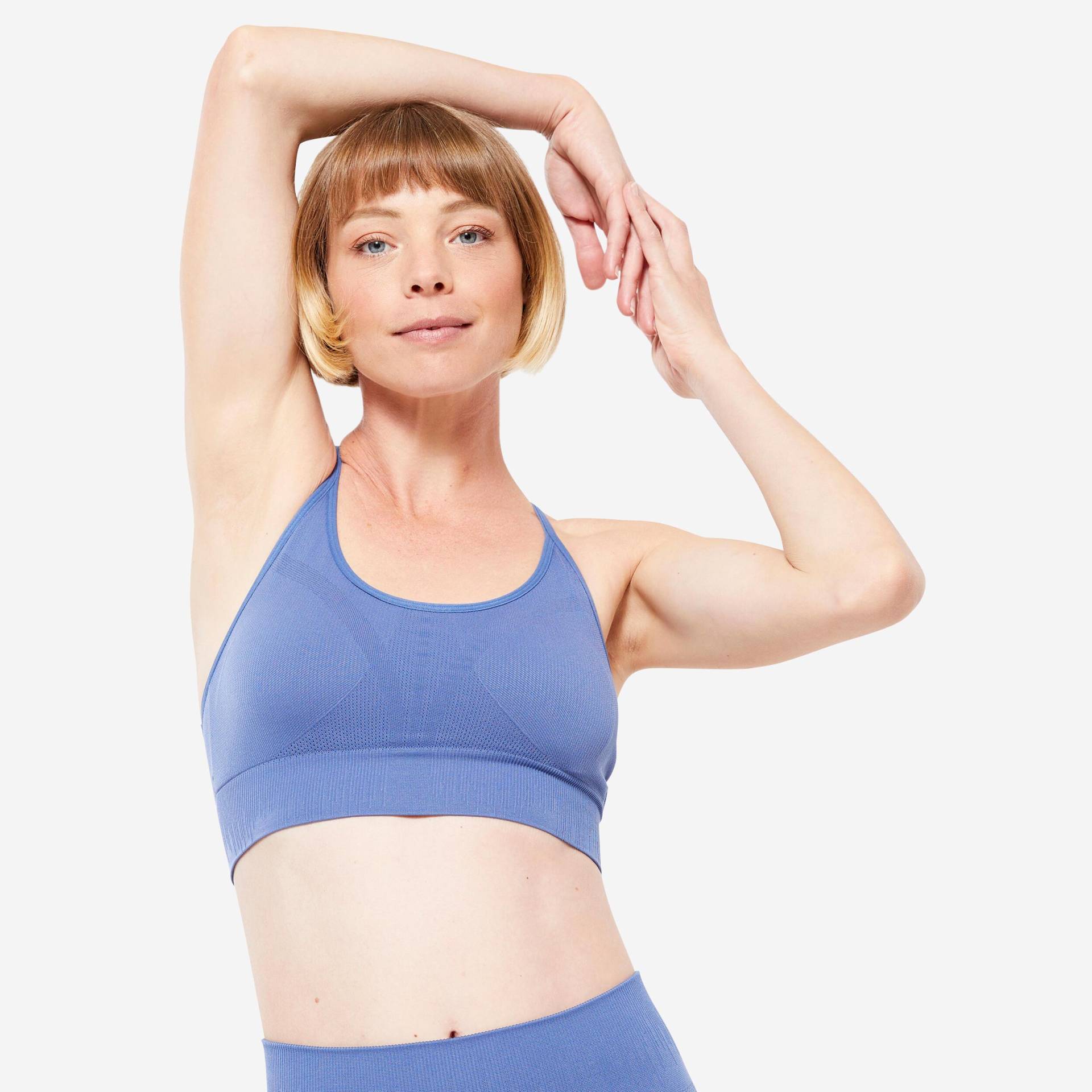 KIMJALY - Sport-BH CARDIO, für Damen, Blau Bunt, Größe XL von KIMJALY