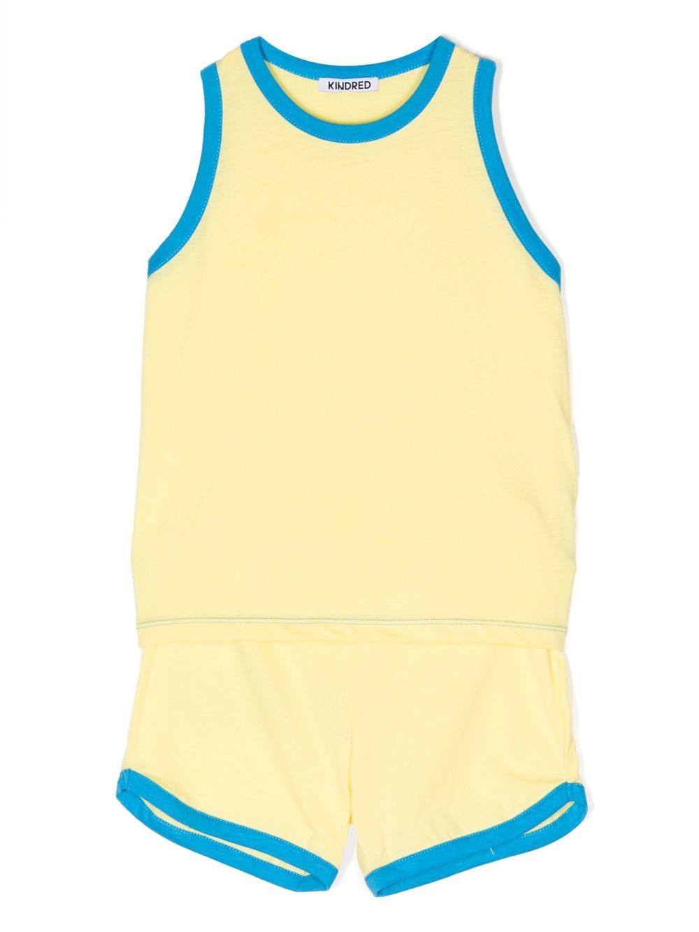 KINDRED organic-cotton tracksuit short set - Yellow von KINDRED