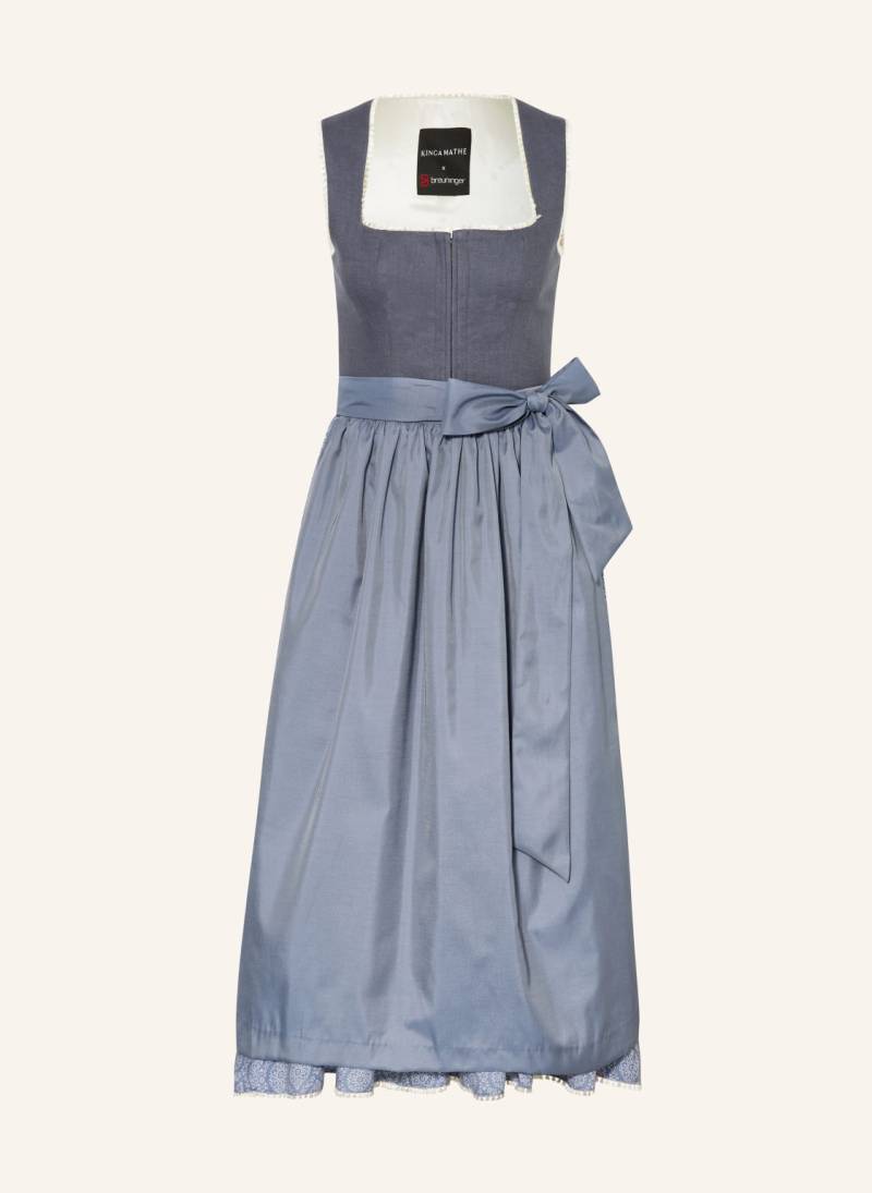 Kinga Mathe Dirndl Conny Aus Leinen blau von KINGA MATHE