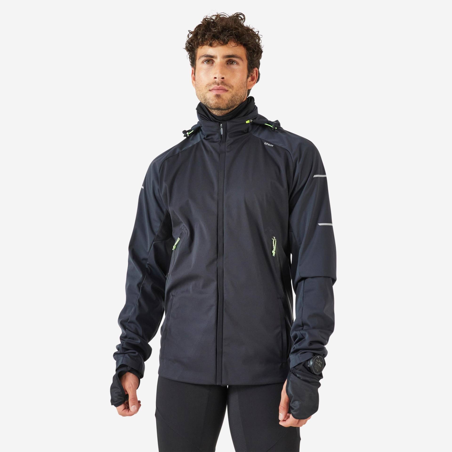 Jacke - Warm Regul Herren Gewittergrau M von KIPRUN