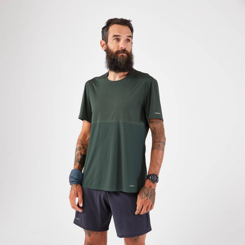 Kurzarmshirt - Run 900 Herren Ocker L von KIPRUN