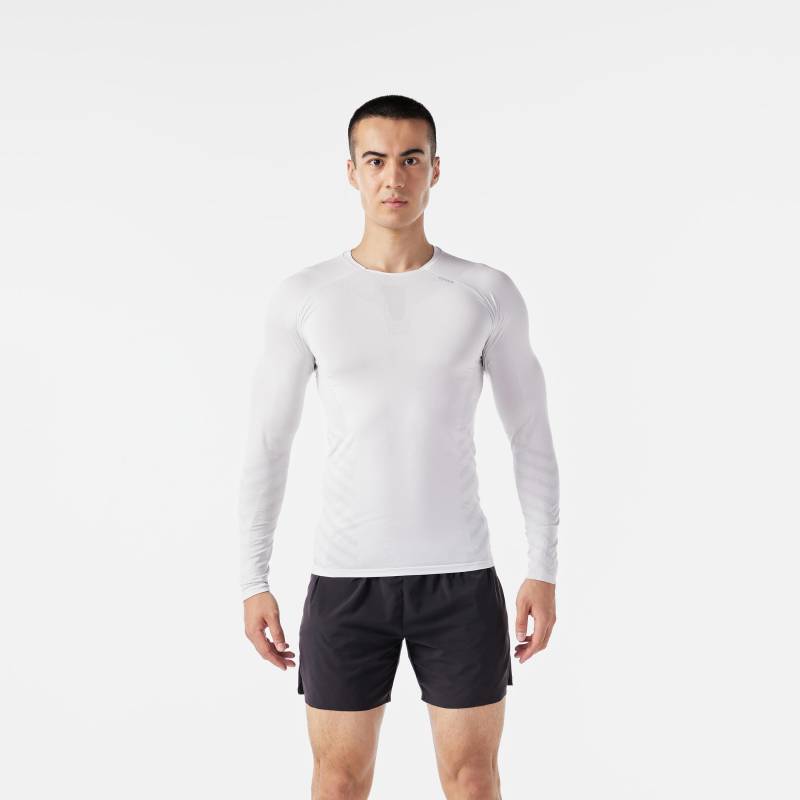 Langarmshirt - Run 500 Herren Weiss  XL von KIPRUN