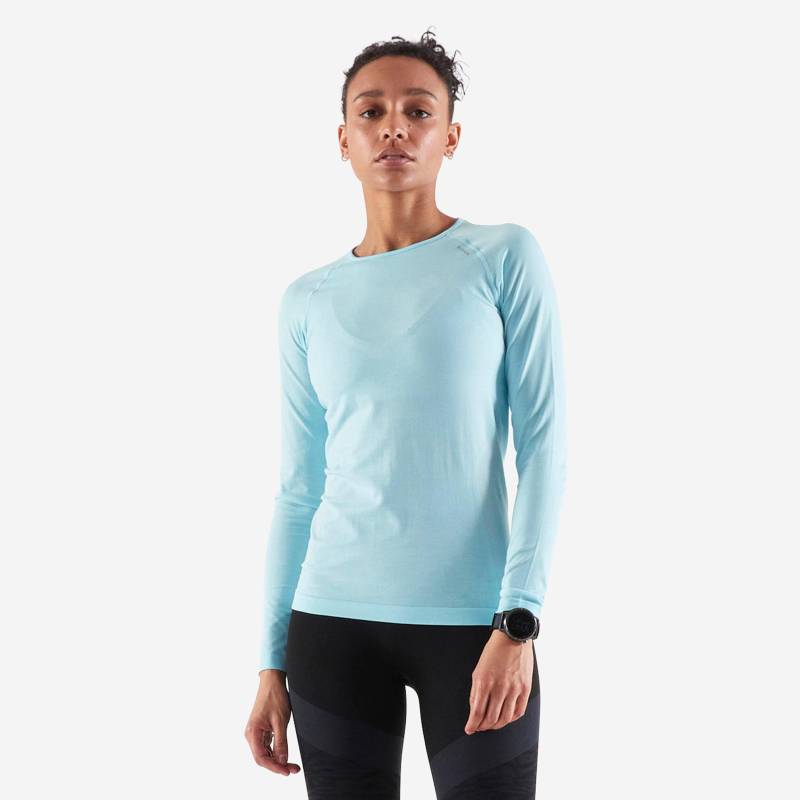 Langarmshirt - Skincare Light Damen Schneeweiss XL von KIPRUN