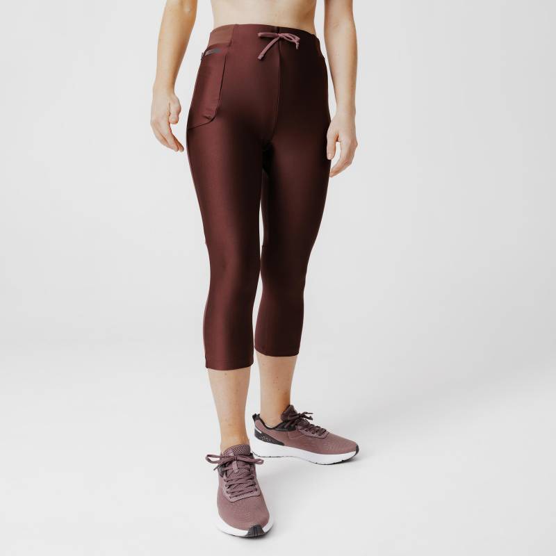 Leggings - Dry 500 Damen Braun L von KIPRUN