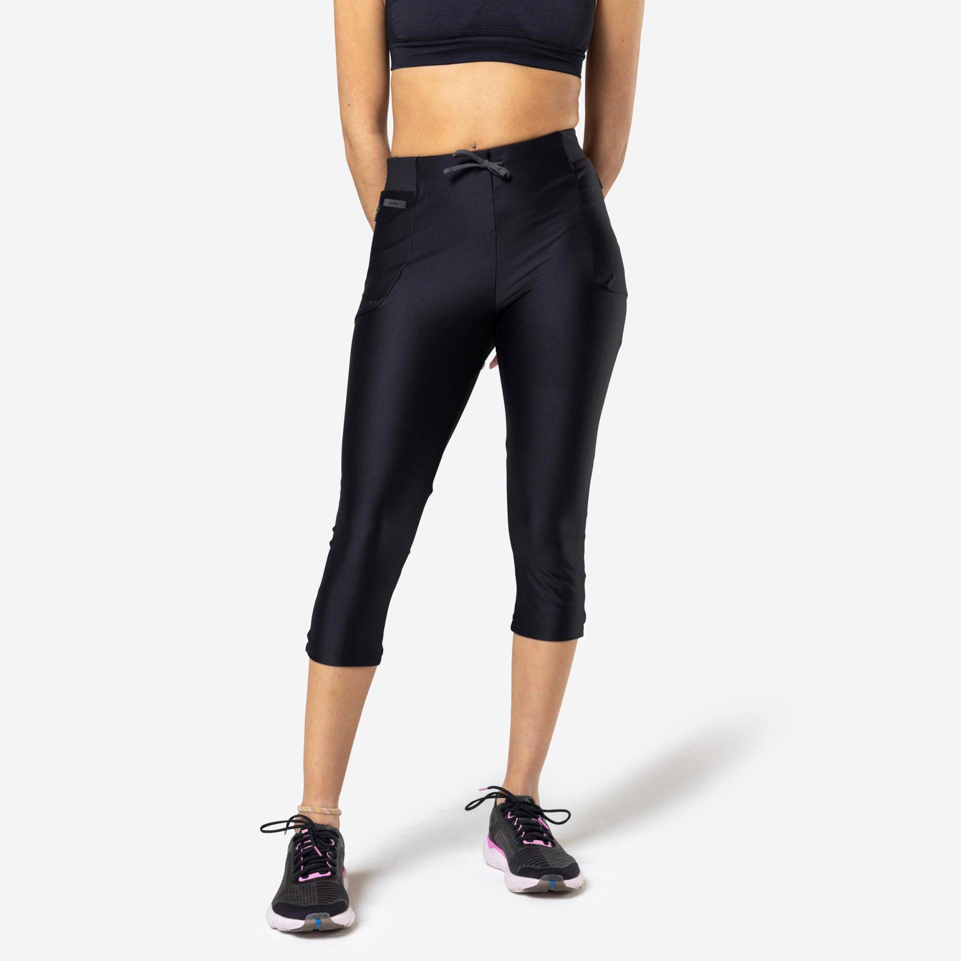 Leggings - Dry 500 Damen Schwarz Leicht L von KIPRUN