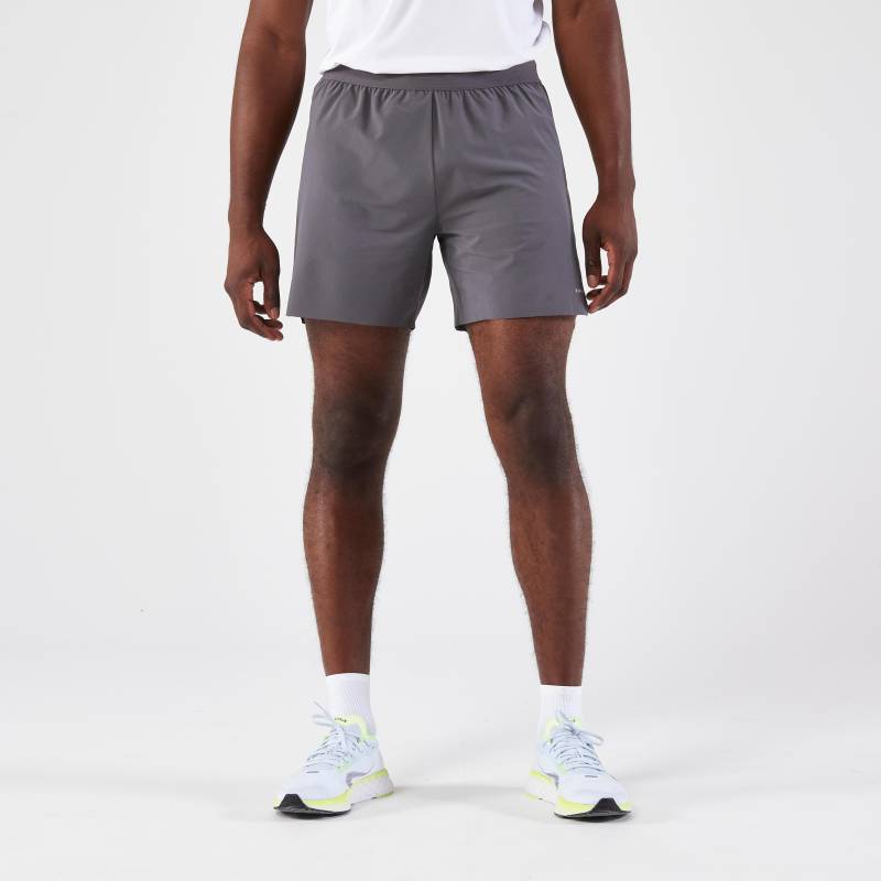 Shorts - Run 500 Herren Taubengrau M von KIPRUN