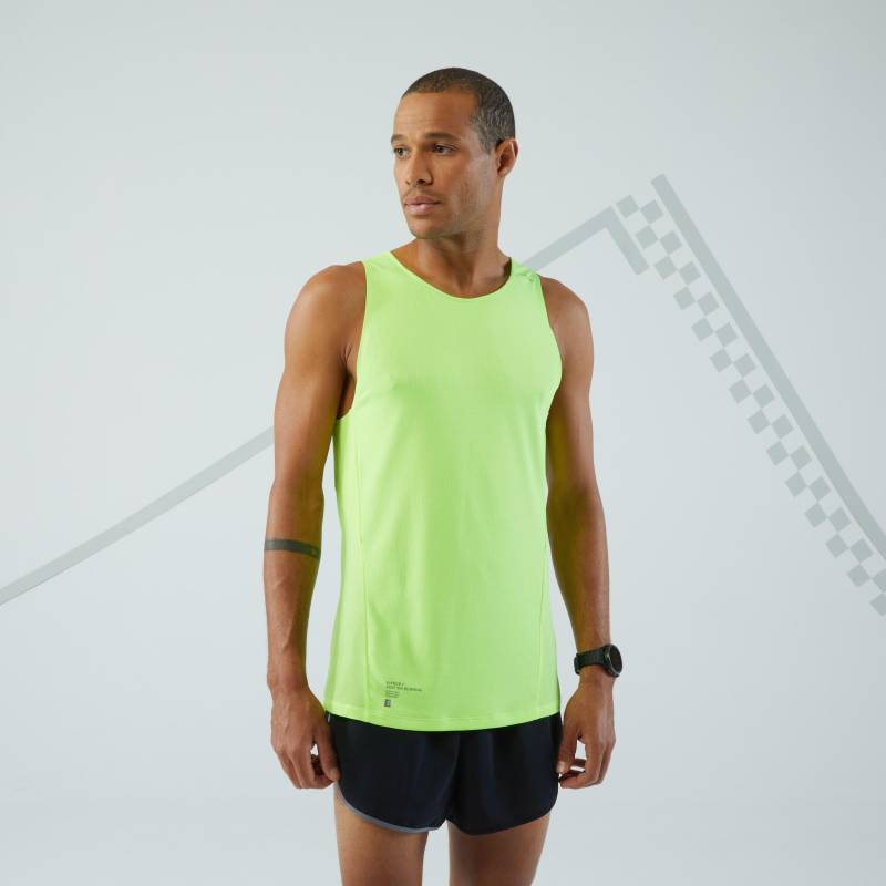 Tanktop - Light Herren Senfgelb M von KIPRUN