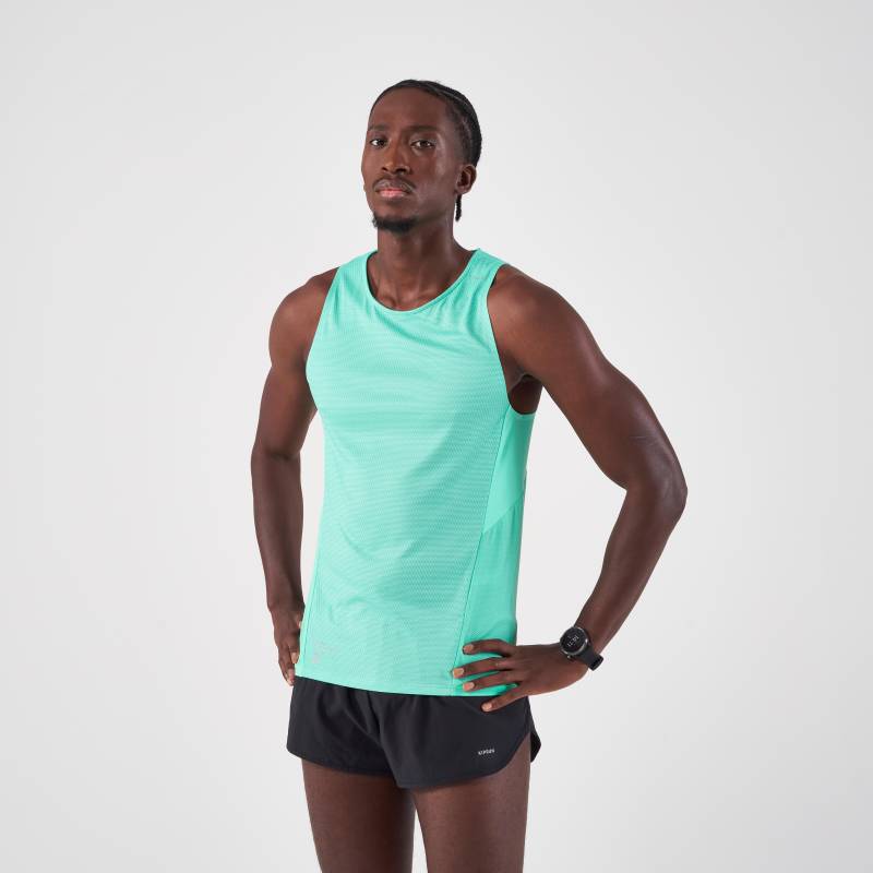 KIPRUN - Tanktop RUN LIGHT, für Herren, Hellblau, Größe 52/2XL von KIPRUN