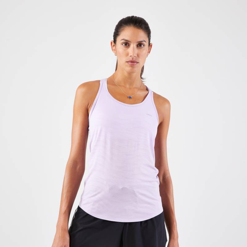 KIPRUN - Tanktop RUN500, für Damen, Viola, Größe XL von KIPRUN