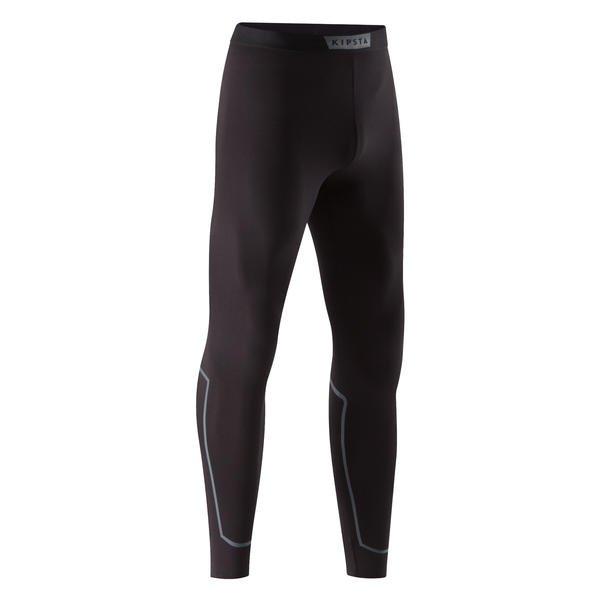 KIPSTA - Funktionstights Keepcomfort Damen/Herren schwarz, 36/XS, Schwarz von KIPSTA