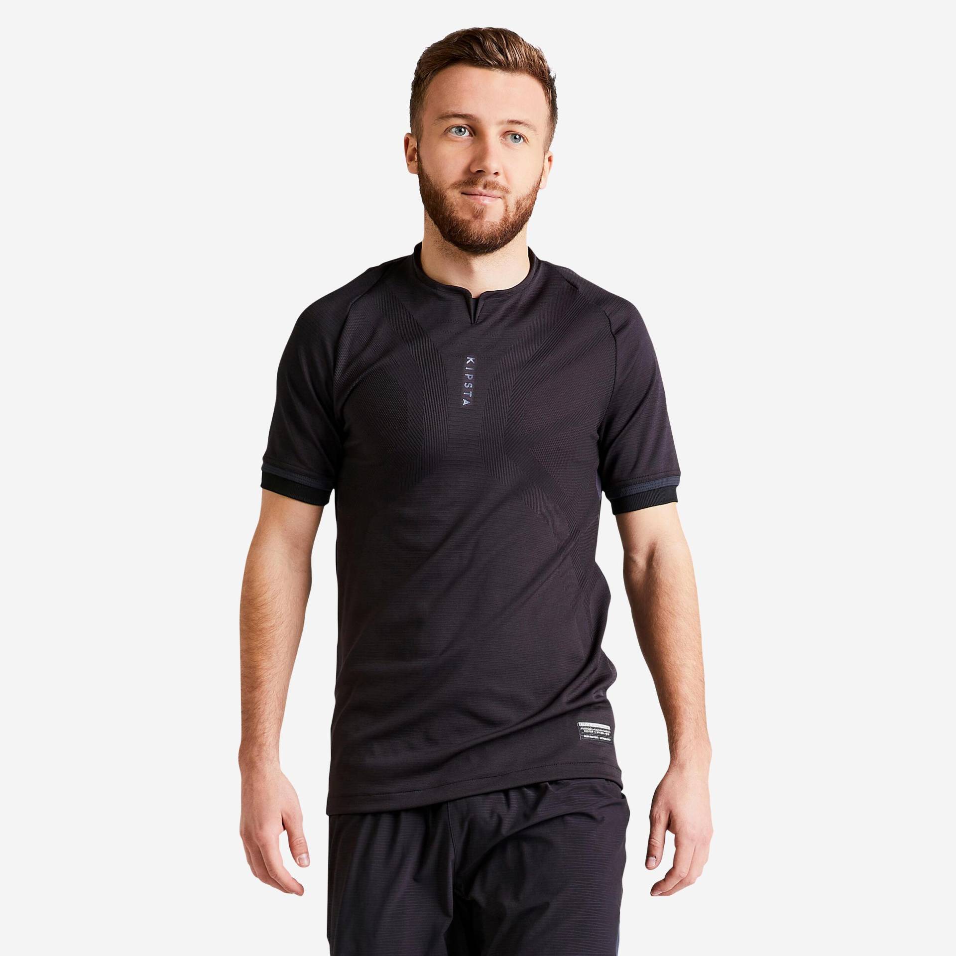 KIPSTA - Kurzarmtrikot CLR, für Herren, Charcoal Black, Größe 52/2XL von KIPSTA