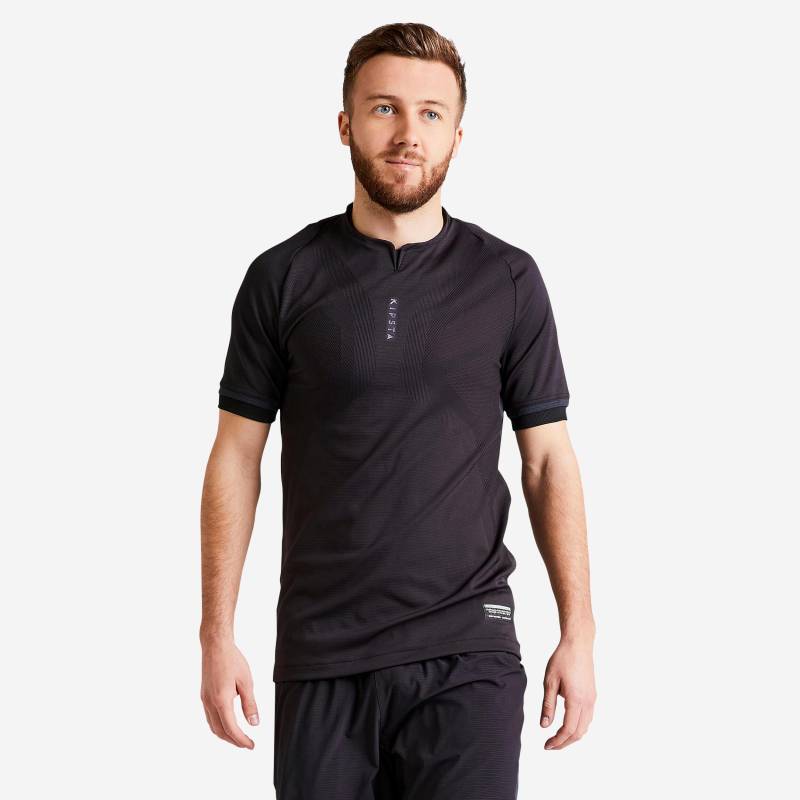 KIPSTA - Kurzarmtrikot CLR, für Herren, Charcoal Black, Größe M von KIPSTA