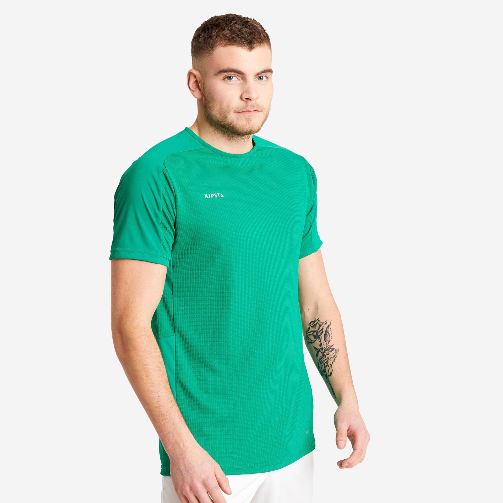 KIPSTA - Kurzarmtrikot VIRALTO, für Herren, Ozeangrün, Größe XS von KIPSTA