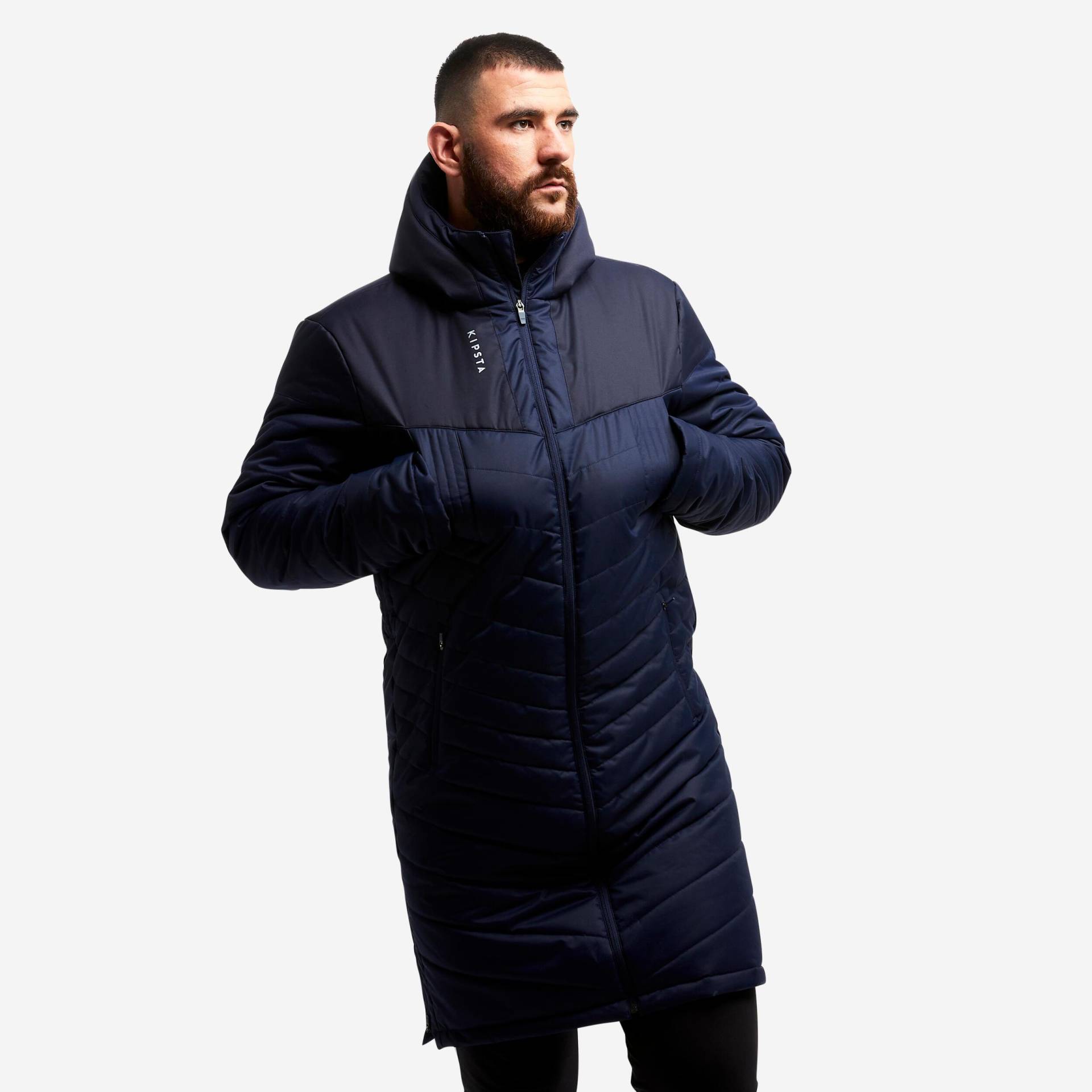 Parka - Long Herren Blau Bedruckt 3XL von KIPSTA