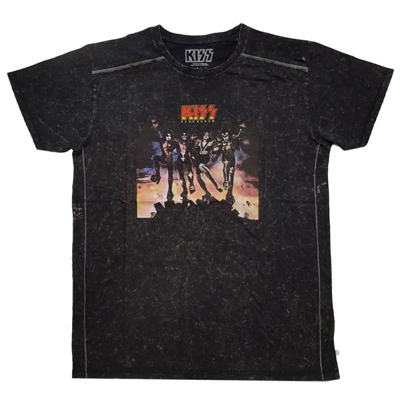 Destroyer Tshirt Herren Schwarz L von KISS