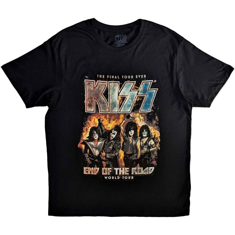 End Of The Road Final Tour Tshirt Herren Schwarz S von KISS