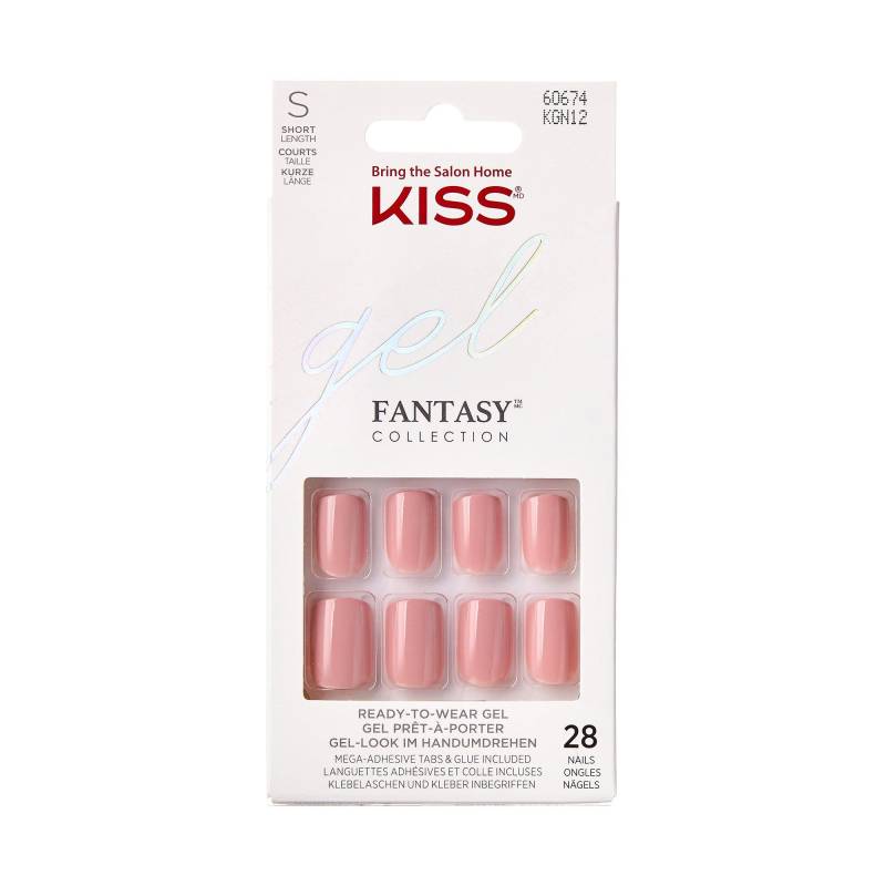 Gel Fantasy Nails - Damen Dunkelrosa 28STK von KISS