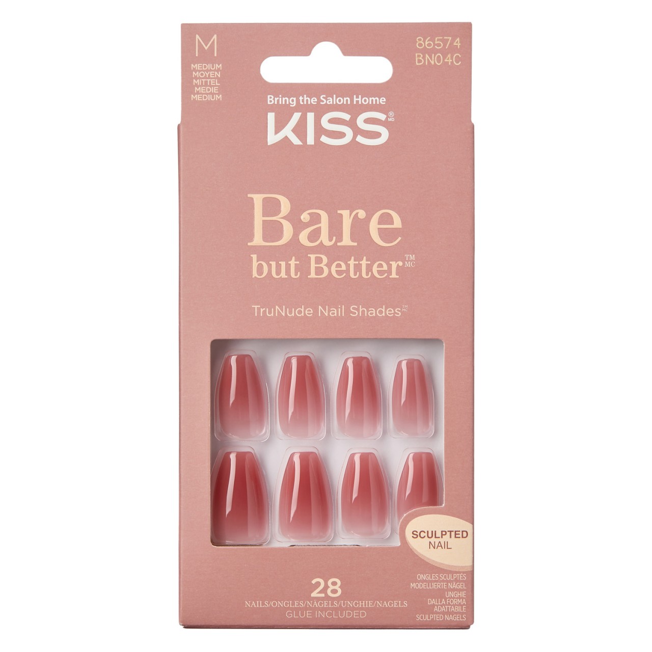 KISS Nails - Bare-But-Better Nails Nude Nude von KISS