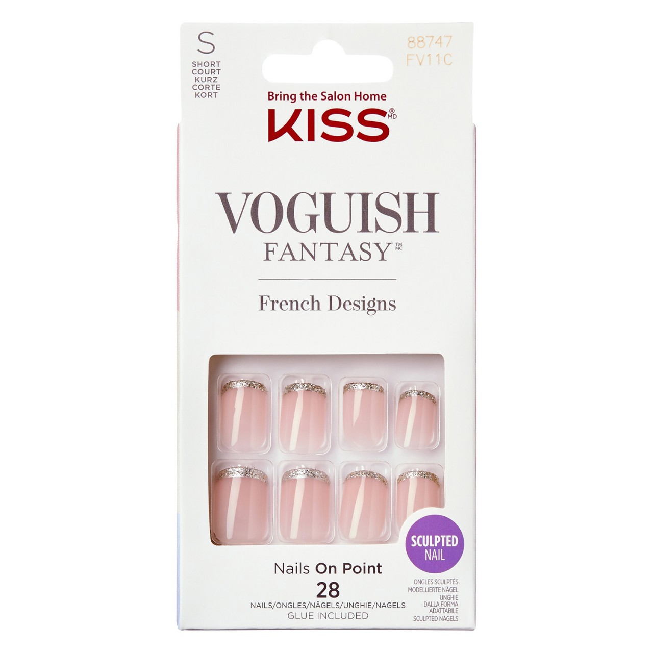 KISS Nails - Voguish Fantasy French Bisous von KISS