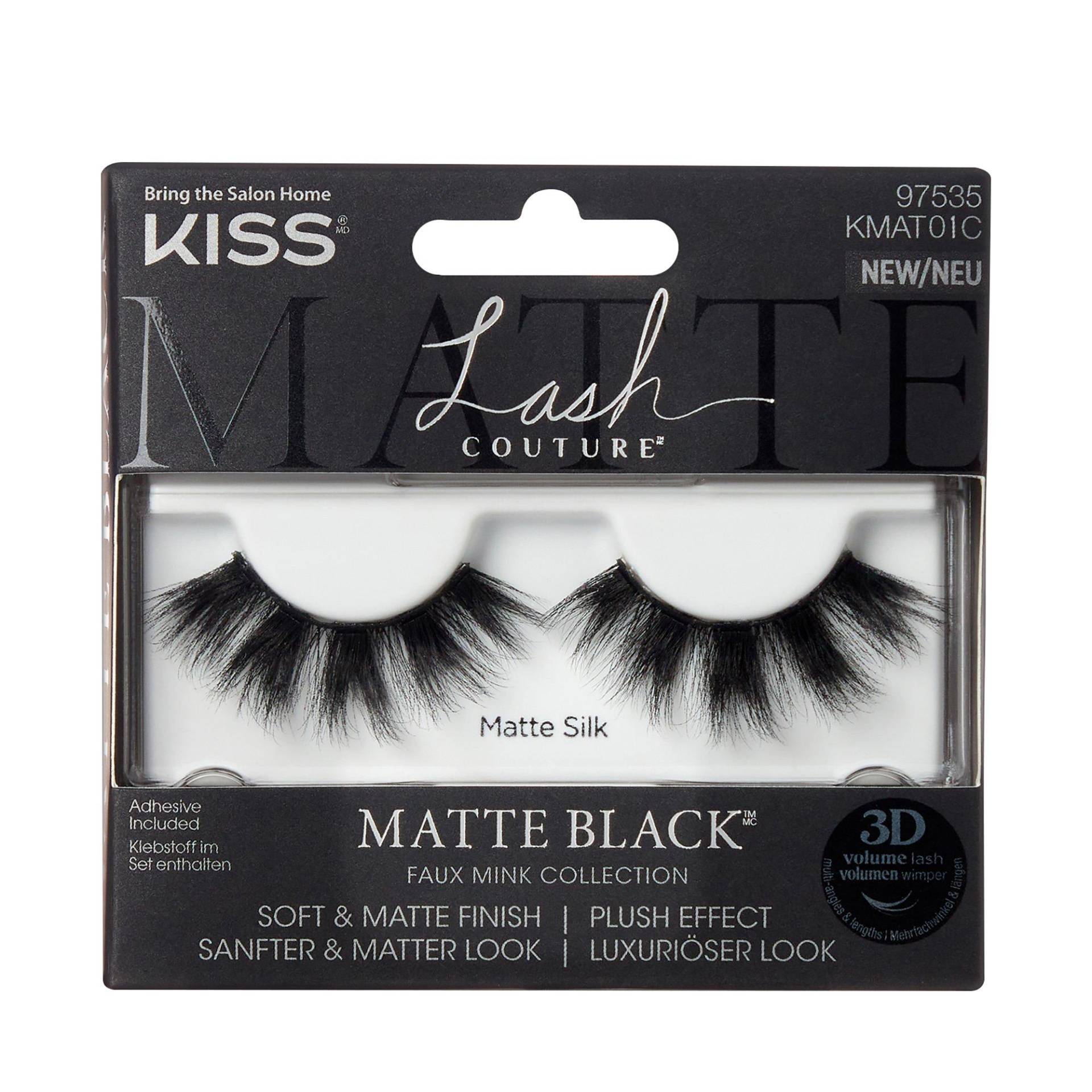 Ks Lash Faux Mink 3d Matte Damen Black 1 Coppia von KISS