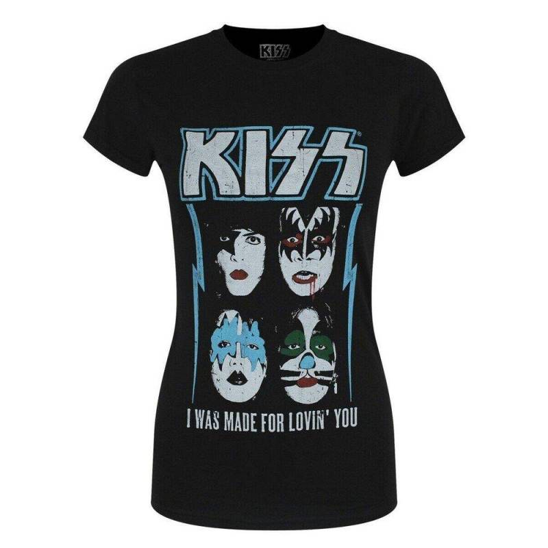 Made For Lovin' You Tshirt Damen Schwarz XS von KISS