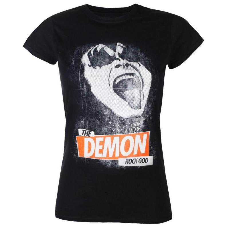 KISS - The Demon Rock TShirt, für Damen, Schwarz, Größe S von KISS