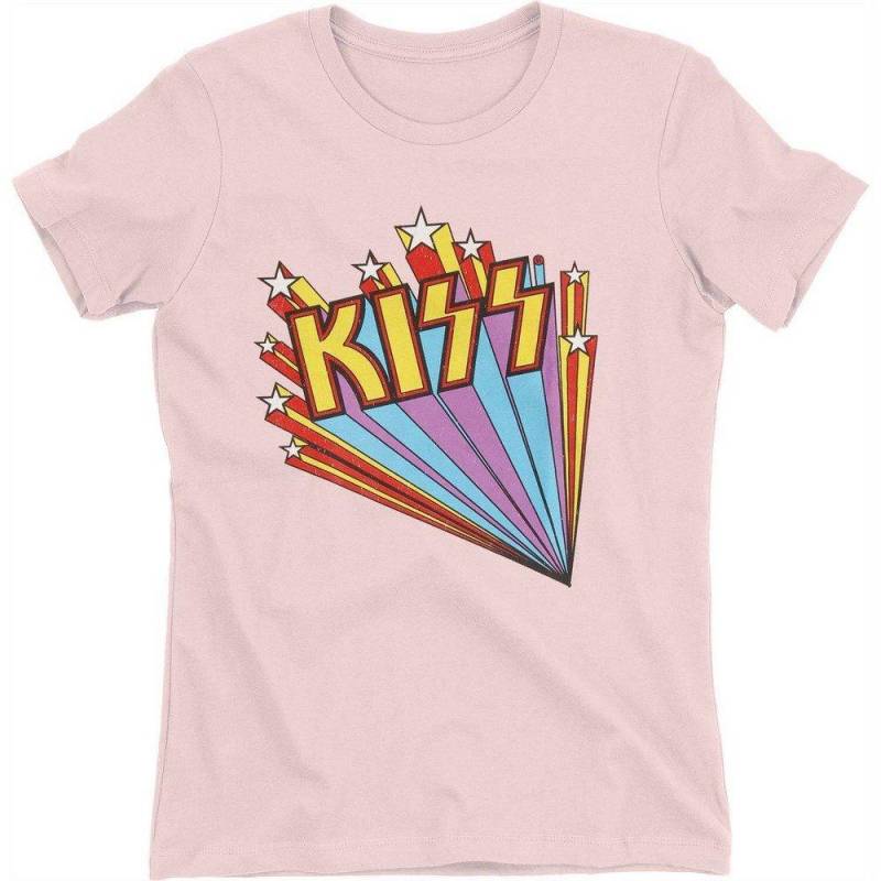 KISS - TShirt, für Damen, Pink, Größe L von KISS