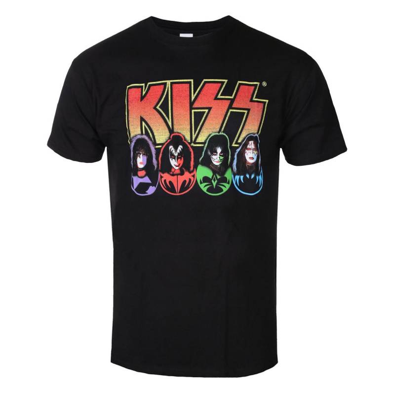 Tshirt Damen Schwarz L von KISS