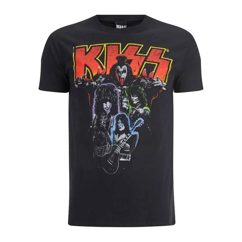 Tshirt Damen Schwarz L von KISS