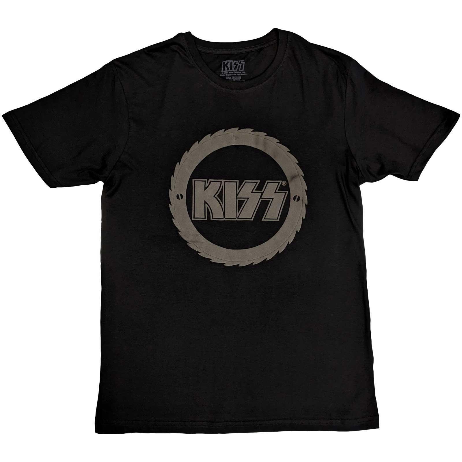 Tshirt Logo Damen Schwarz XL von KISS