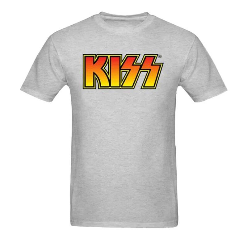 Vintage Classic Tshirt Damen Grau L von KISS