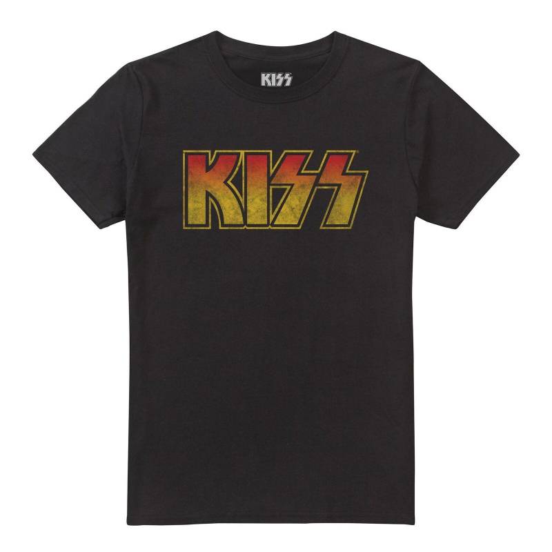 Vintage Classic Tshirt Damen Schwarz M von KISS