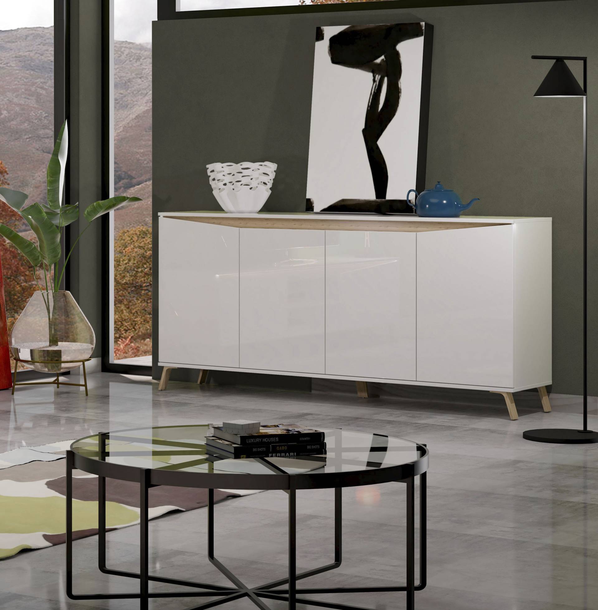 INOSIGN Sideboard »ALADINO«, Breite 184 cm, komplett Hochglanz, ohne Beleuchtung INOSIGN Sideboard »ALADINO«, Breite 184 cm, komplett Hochglanz, ohne Beleuchtung von INOSIGN