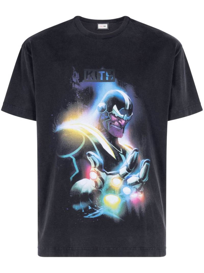 KITH x Marvel Mad Titan Vintage T-shirt - Black von KITH