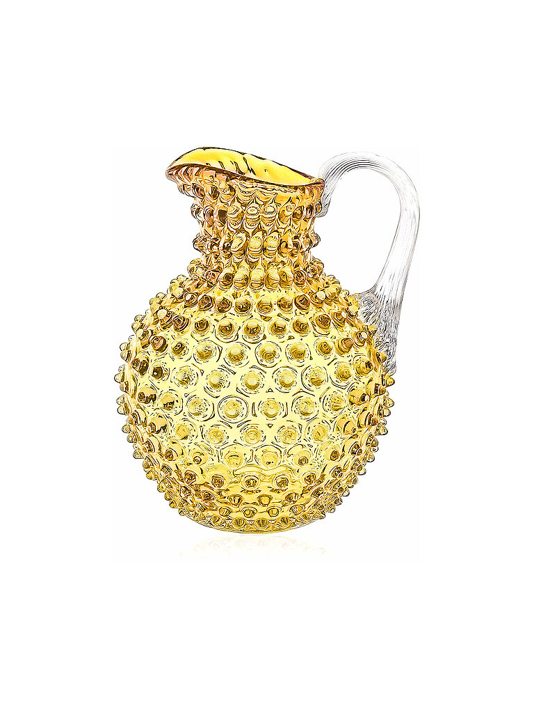 KLIMCHI Krug HOBNAIL Large 2l Underlay Amber gelb von KLIMCHI