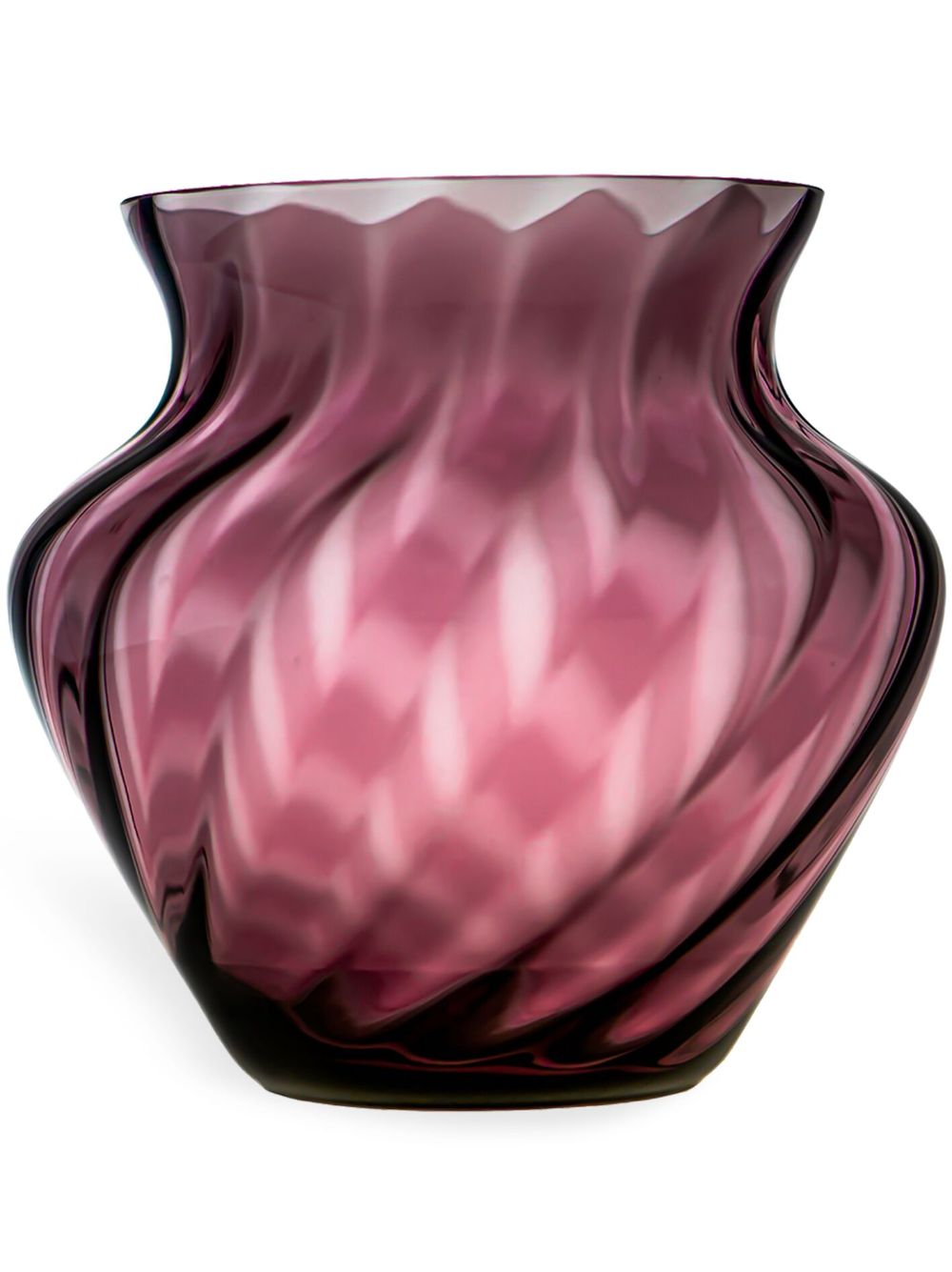 KLIMCHI Marika glass vase (22cm x 23cm) - Purple von KLIMCHI