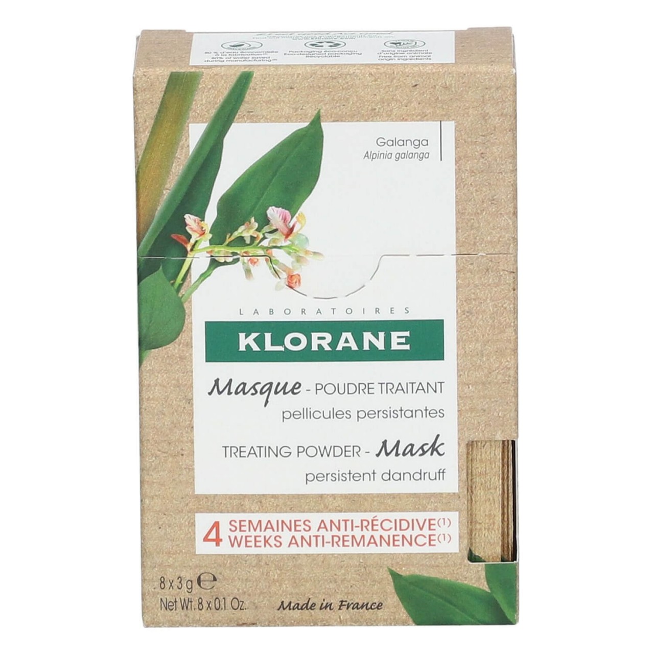 KLORANE Hair - Anti-Schuppen Galgant Masken Pulver von KLORANE