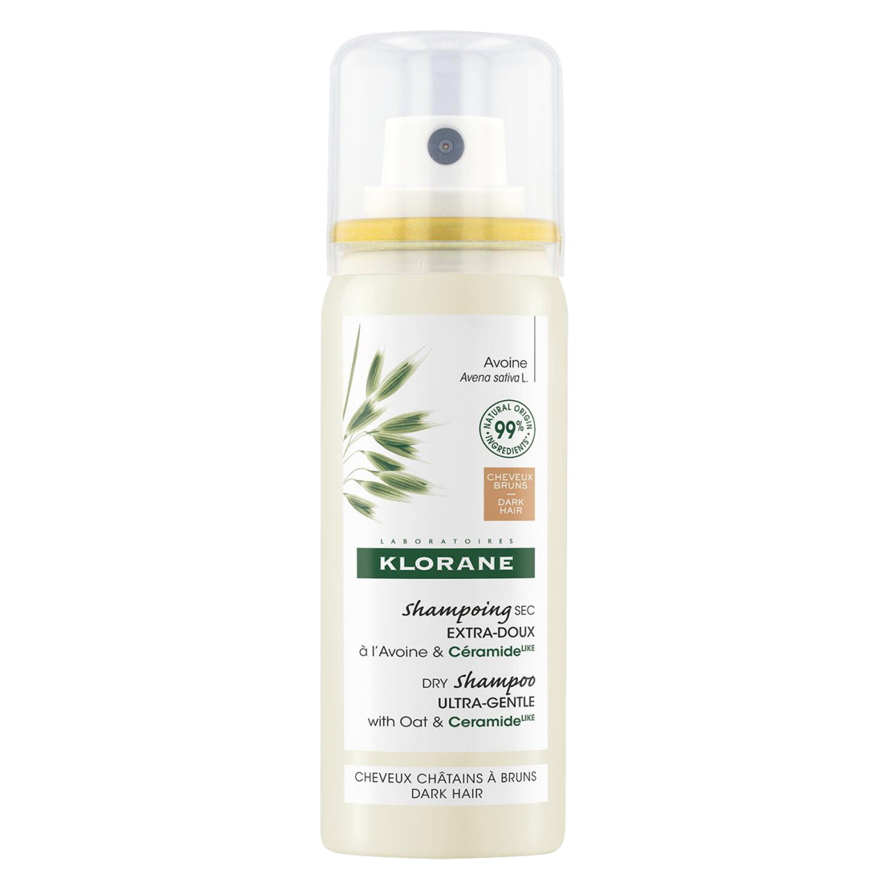 KLORANE Hair - Hafermilch Trockenshampoo Getönt von KLORANE