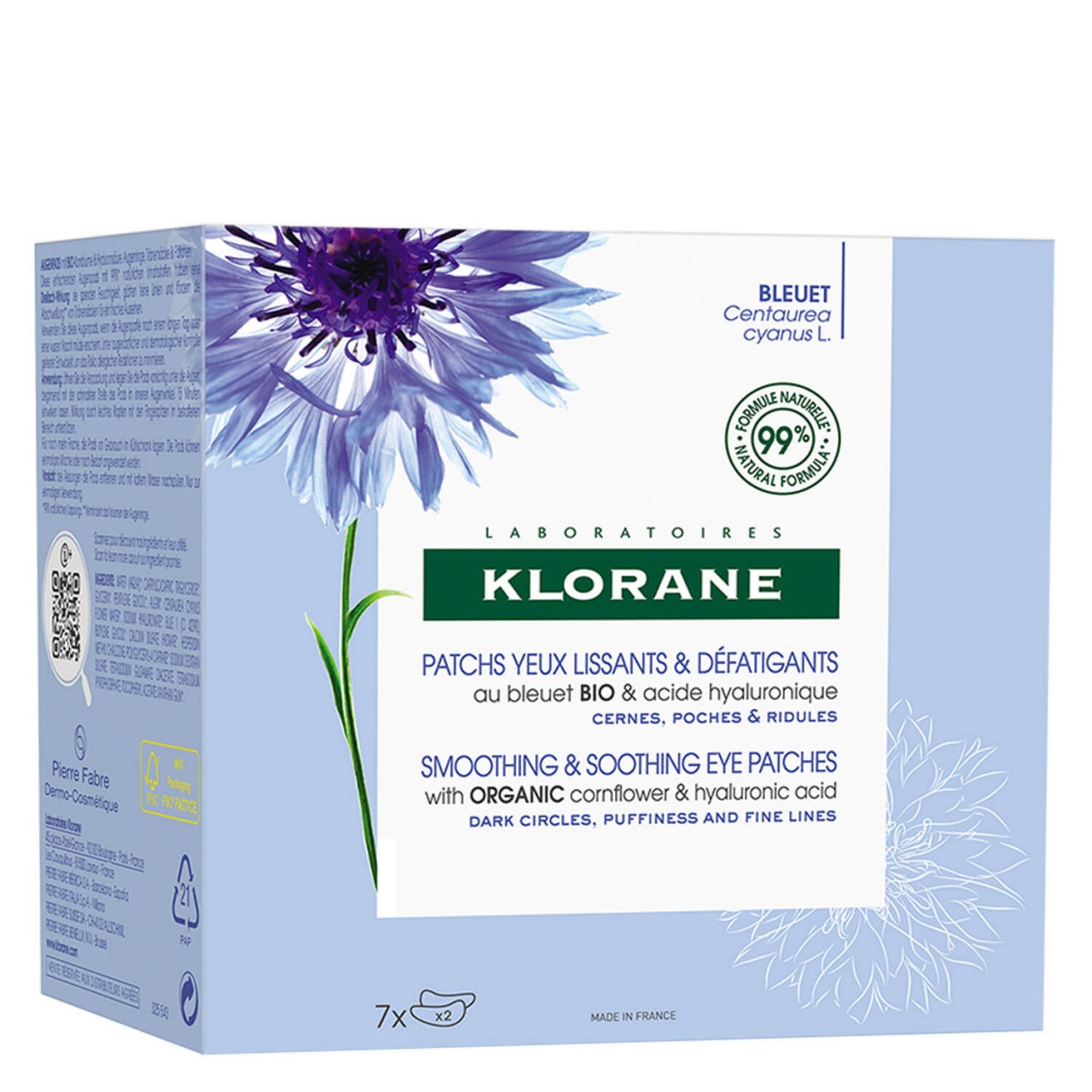 KLORANE Skincare - Bleuet Pads Augenregion von KLORANE