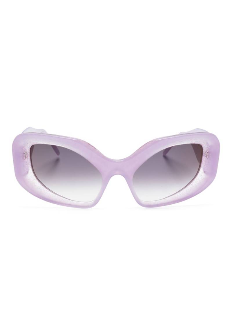 KNWLS Adrenaline oversized-frame sunglasses - Purple von KNWLS