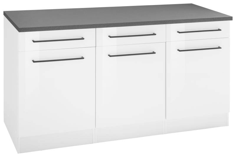 KOCHSTATION Unterschrank »KS-Tulsa«, 150 cm breit, 3 Schubkästen, 3 Türen, auch als Sideboard verwendbar von KOCHSTATION