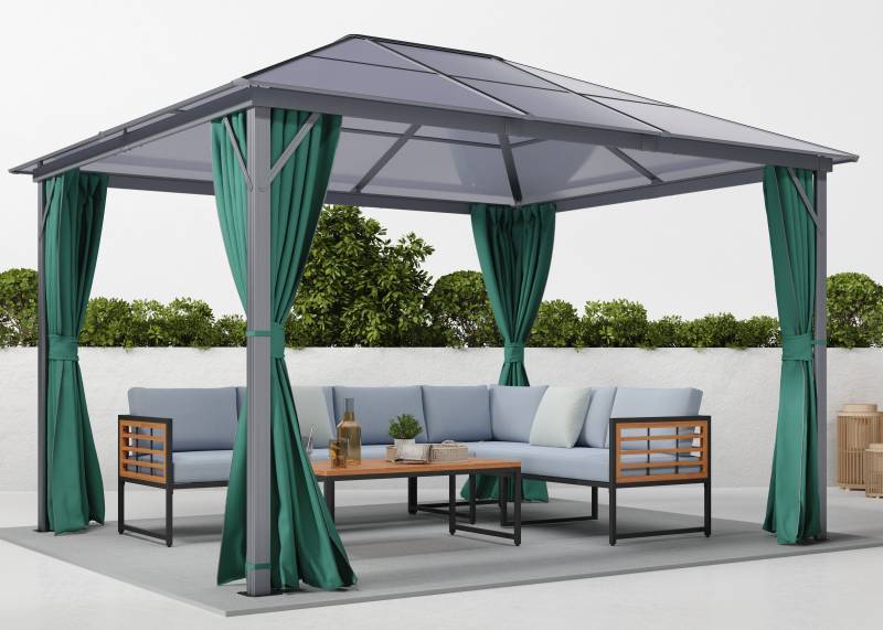 KONIFERA Pavillon »Aruba 2.0«, BxT: 300x365 cm, Aluminium, Polycarbonat-Dachplatten, versch. Farben von KONIFERA