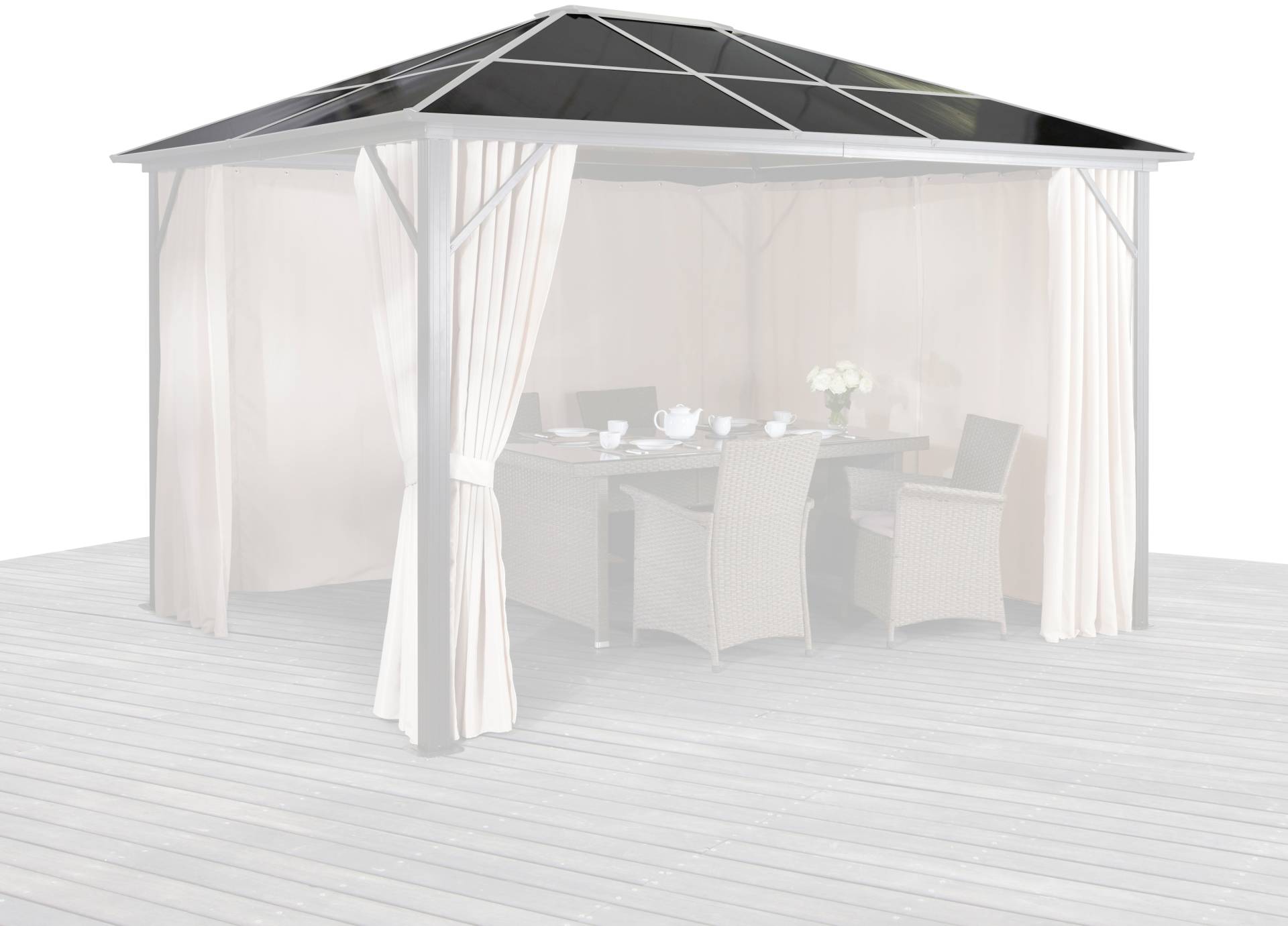 KONIFERA Pavillon-Ersatzdach »Aruba«, Dachplatten für »Aruba« 300x300 cm KONIFERA Pavillon-Ersatzdach »Aruba«, Dachplatten für »Aruba« 300x300 cm von KONIFERA