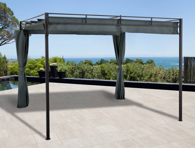 KONIFERA Pavillon »Milos«, (Set), BxT: 300x300 cm von KONIFERA