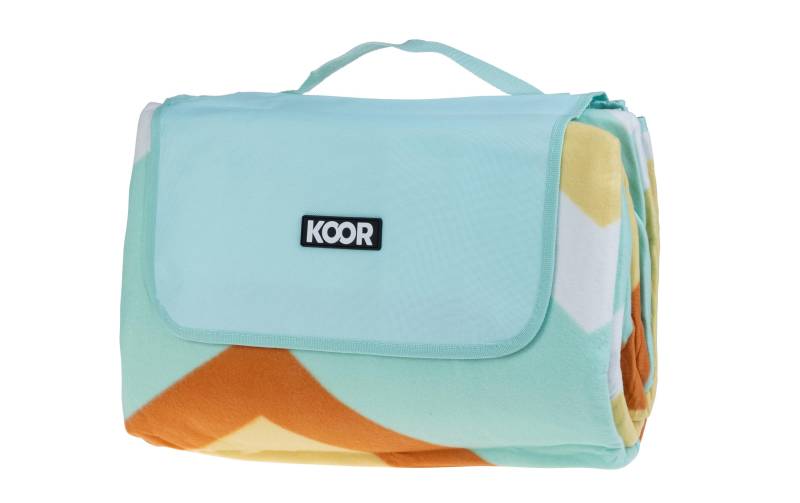 KOOR Picknickdecke »Monte mint/beige« von KOOR