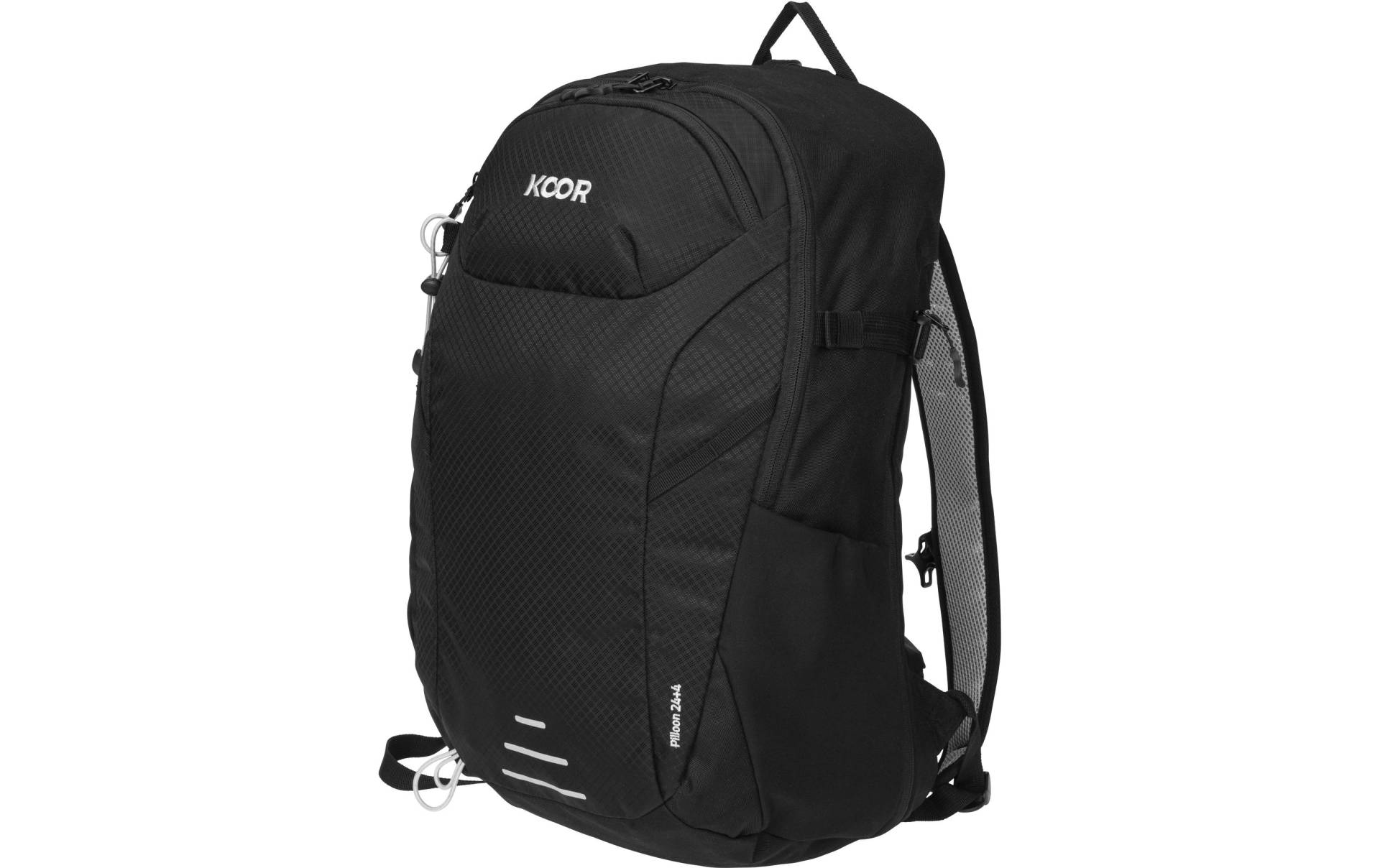 KOOR Wanderrucksack »Pilloon 24 + 4 l, Schwarz« von KOOR